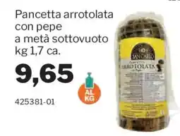 GrosMarket Pancetta arrotolata San Carlo offerta