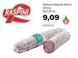 GrosMarket Salame Napoli dolce Raspini offerta