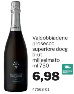 GrosMarket Valdobbiadene prosecco superiore docg brut millesimato offerta