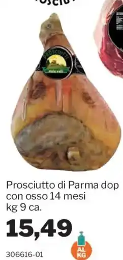 GrosMarket Prosciutto di Parma dop offerta