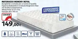 Ipercoop Materasso Memory Royal offerta