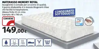 Materasso Memory Royal