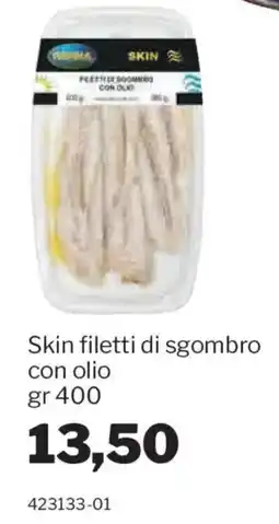 GrosMarket Skin filetti di sgombro con olio offerta