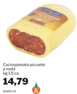 GrosMarket Caciospianata piccante offerta