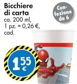 Tedi Bicchiere di carta offerta