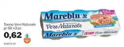 GrosMarket Tonno Vero Naturale Mareblu offerta