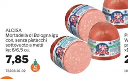 GrosMarket Mortadella di Bologna igp con, senza pistacchi offerta