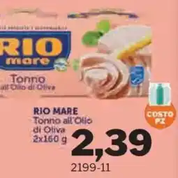GrosMarket Rio Mare Tonno all'Olio di Oliva offerta