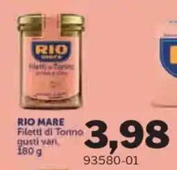 GrosMarket Rio mare Filetti di Tonno offerta