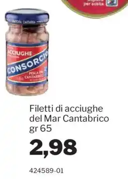 GrosMarket Filetti di acciughe del Mar Cantabrico offerta