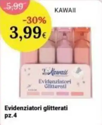 Kawaii Evidenziatori glitterati