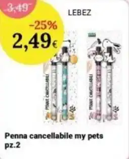 Re Mercato Lucrezia Penna cancellabile my pets offerta