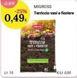 Re Mercato Lucrezia Terriccio vasi e fioriere Migross offerta