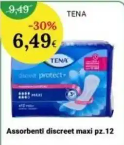 Re Mercato Lucrezia Tena assorbenti discreet maxi offerta