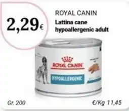 Re Mercato Lucrezia Royal Canin lattina cane hypoallergenic adult offerta