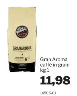 GrosMarket Gran Aroma caffè in grani offerta