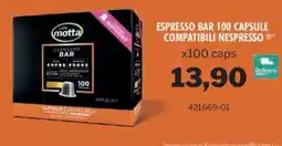 GrosMarket Espresso Bar Motta offerta
