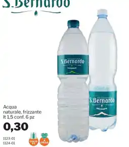 GrosMarket Acqua naturale S.Bernardo offerta