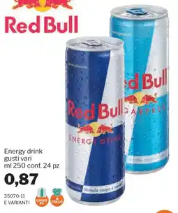 GrosMarket Red Bull Energy drink offerta