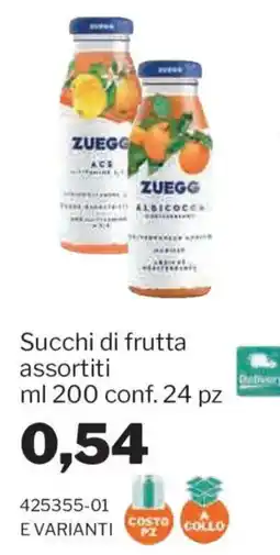 GrosMarket Succhi di frutta Zuegg offerta