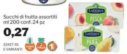 GrosMarket Succhi di frutta assortiti Ladoria offerta