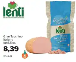 GrosMarket Gran Tacchino italiano offerta