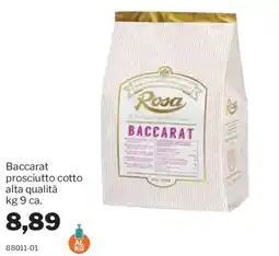 GrosMarket Baccarat prosciutto cotto offerta