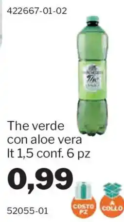 GrosMarket The verde con aloe vera offerta