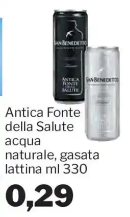 GrosMarket Antica Fonte della Salute acqua naturale offerta