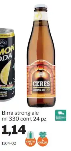 GrosMarket Ceres strong ale offerta