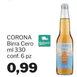 GrosMarket Corona Birra Cero offerta
