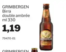 GrosMarket Birra double ambree Grimbergen offerta