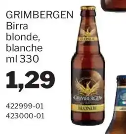 GrosMarket Birra blonde, blanche Grimbergen offerta