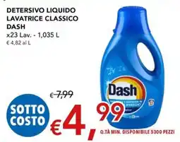 Migross Superstore Detersivo liquido lavatrice classico Dash offerta