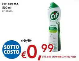 Migross Superstore Cif crema offerta