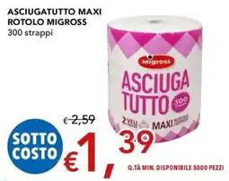 Migross Superstore Asciugatutto maxi Migross offerta