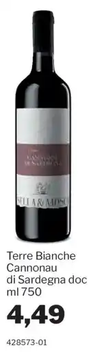 GrosMarket Terre Bianche Cannonau di Sardegna doc offerta