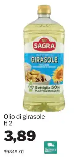 GrosMarket Olio di girasole Sagra offerta
