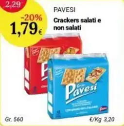Re Mercato Lucrezia Crackers salati e non salati Pavesi offerta