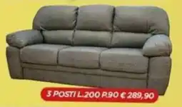 Gr Rubino Sofà 3 posti offerta