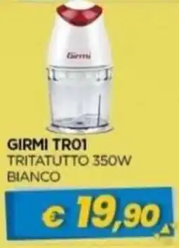 Gr Rubino Girmi Tritatutto 350W Bianco offerta