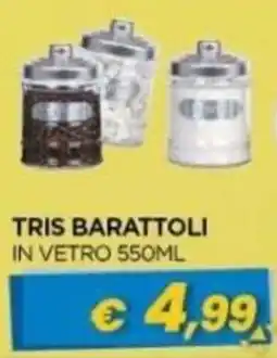 Gr Rubino Tris barattoli in vetro offerta