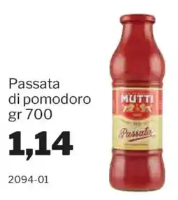 GrosMarket Passata Mutti offerta