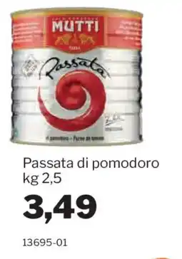 GrosMarket Mutti Passata di pomodoro offerta