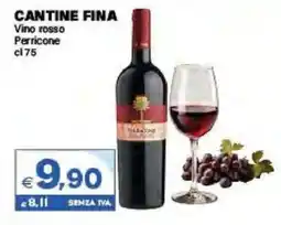 Boningros Cash and Carry Cantine Fina Vino rosso Perricone offerta