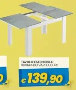 Gr Rubino Tavolo estensibile offerta