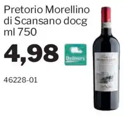 GrosMarket Pretorio Morellino di Scansano docg offerta