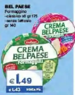 Boningros Cash and Carry Galbani Crema Bel Paese Formaggini offerta