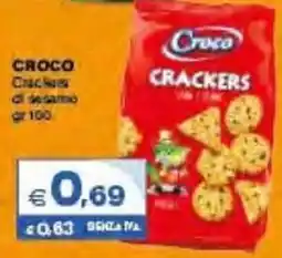 Boningros Cash and Carry Croco Crackers di sesamo offerta