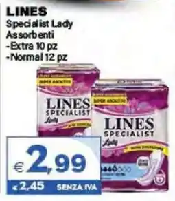 Boningros Cash and Carry Lines Specialist Lady Assorbenti offerta